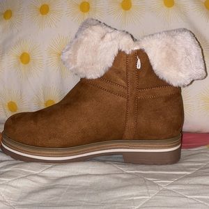 Esprit tan colored women’s boot size 9.